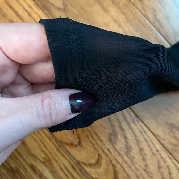 Material Girl Hudsons’s Bay Black Blazer with Mesh Sleeves - Picture 7 of 10